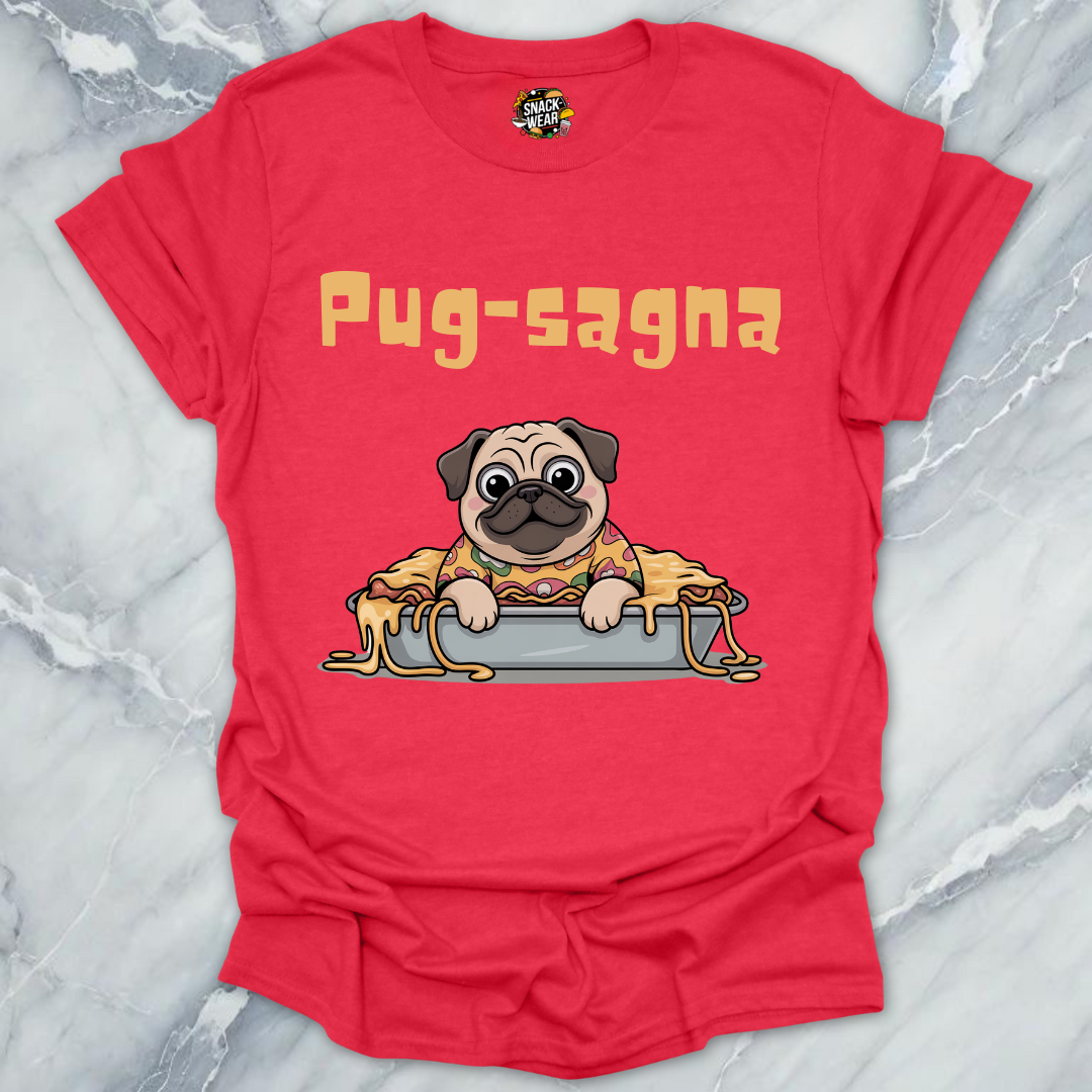 Pugsagna Pug Lasagna T-Shirt