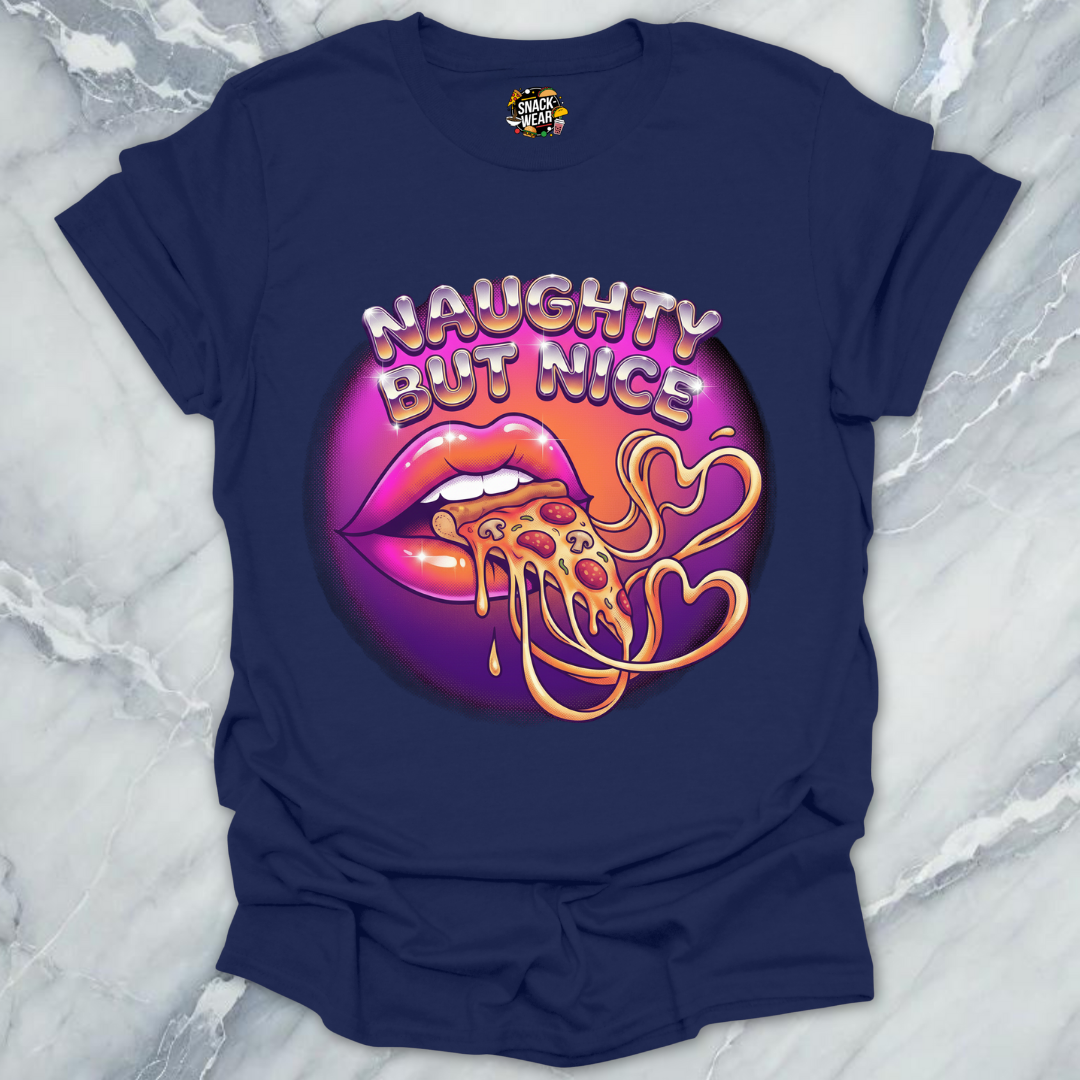 Naughty But Nice Pizza T-Shirt