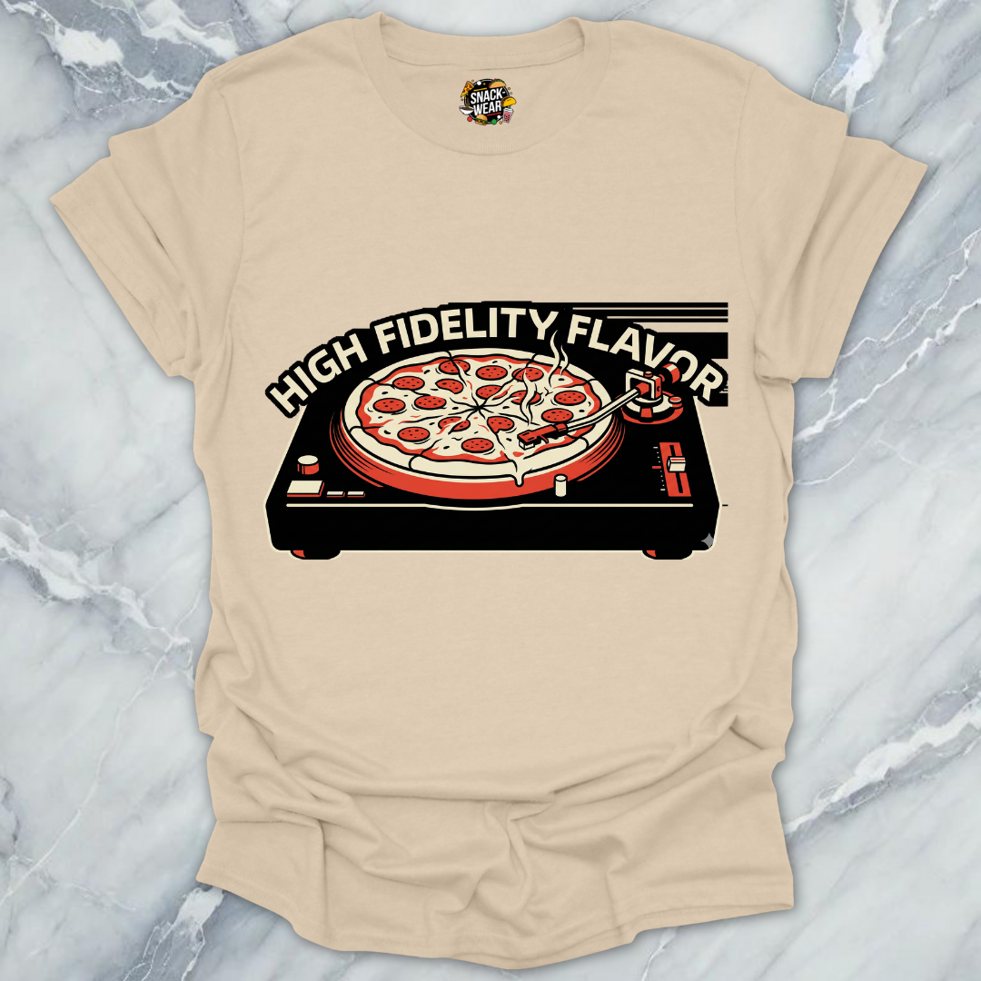 High Fidelity Flavor Pizza T-Shirt