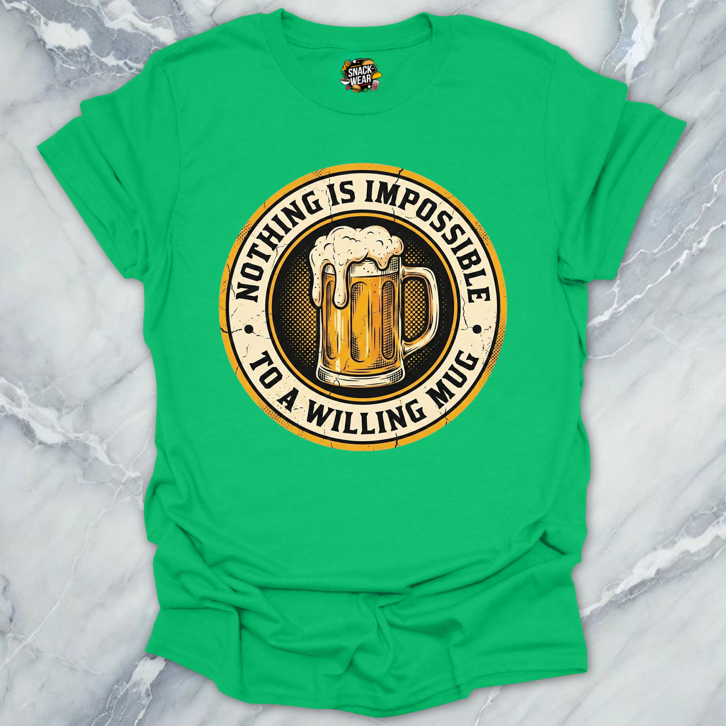 Willing Beer Mug T-Shirt