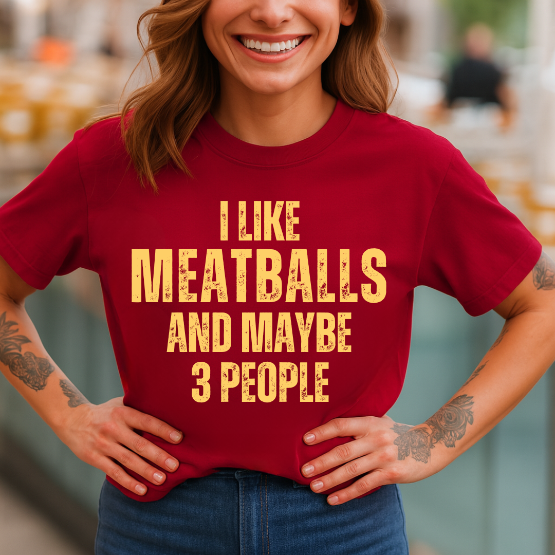 Meatballs And 3 People T-Shirt