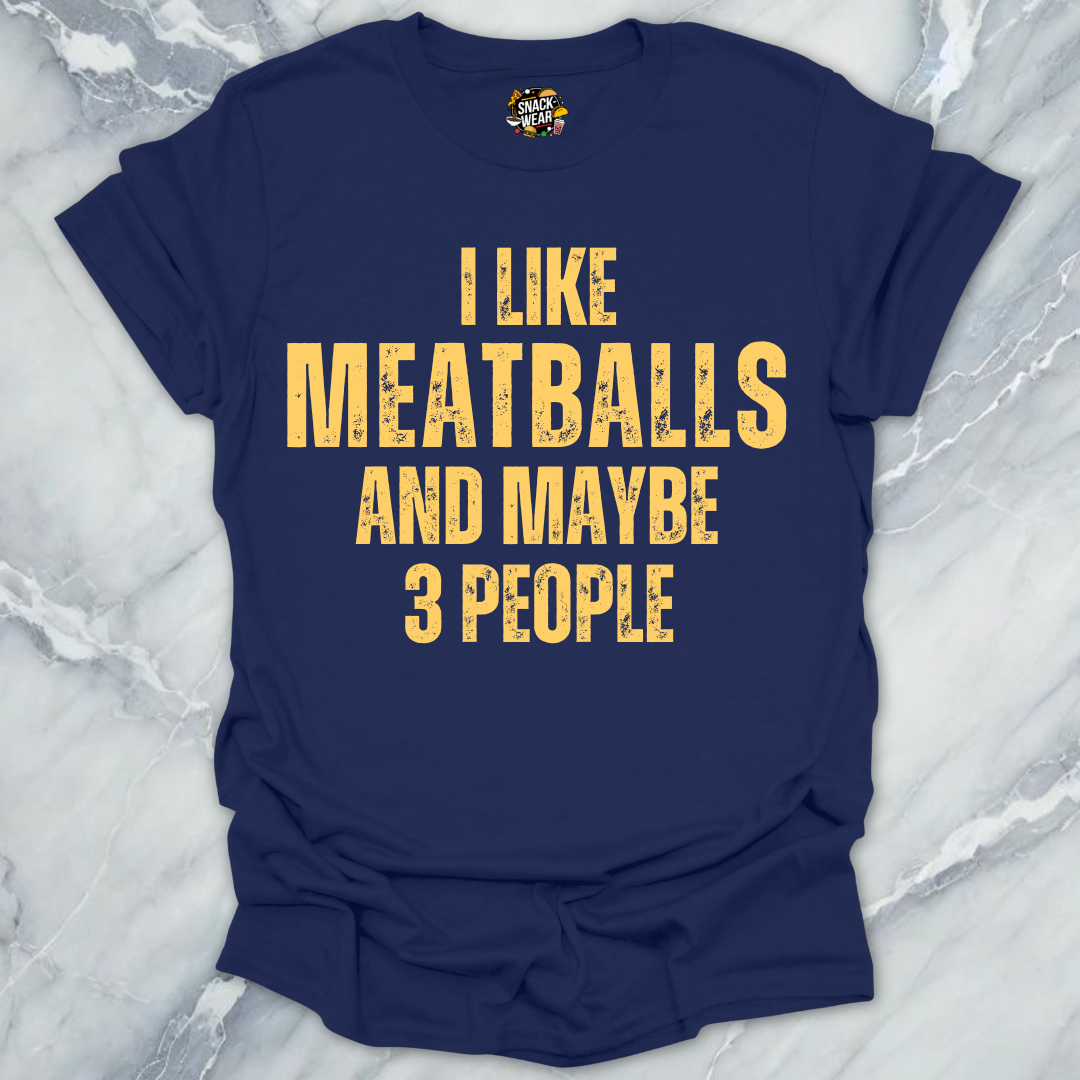 Meatballs And 3 People T-Shirt