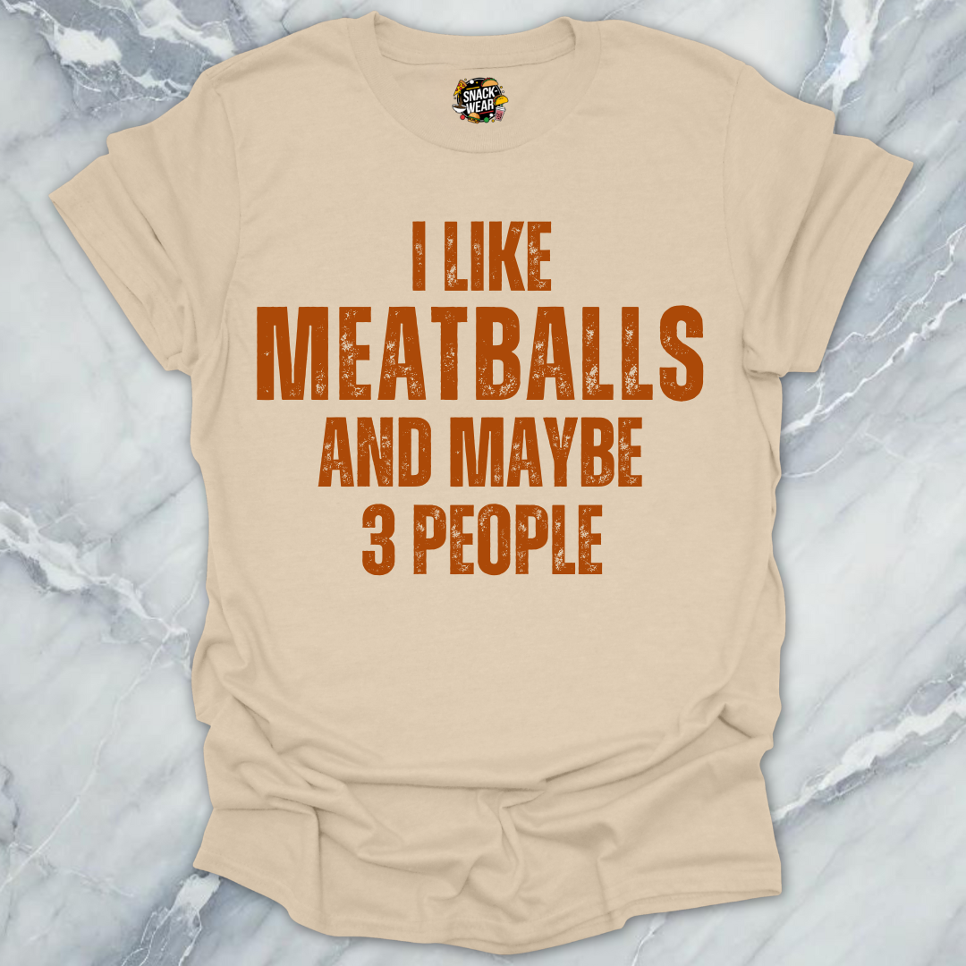 Meatballs And 3 People T-Shirt