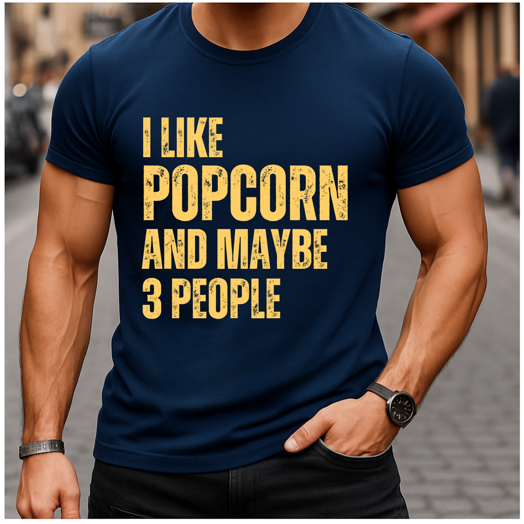 Popcorn & few People T-Shirt
