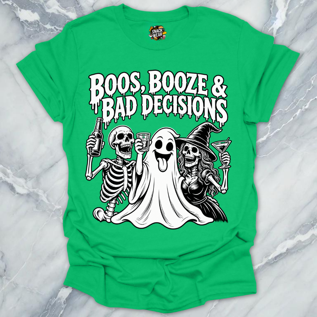 Boos Booze Bad Decisions Shirt