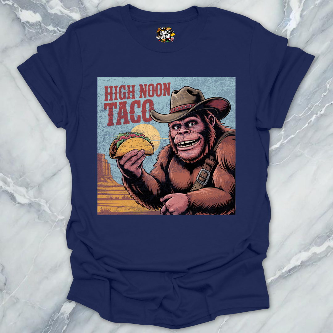 High Noon Taco – Vintage Cowboy Gorilla T-Shirt