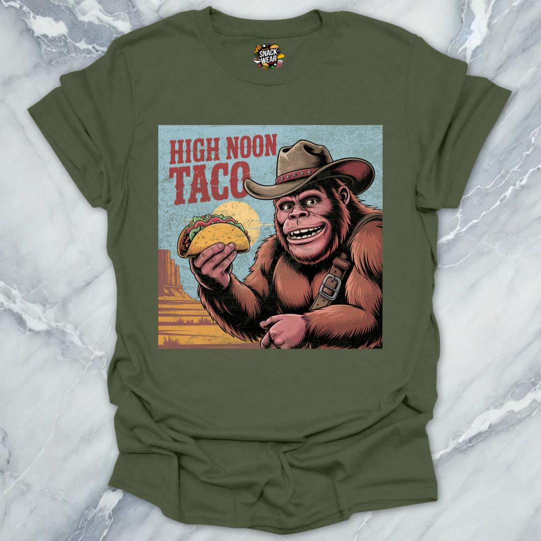 High Noon Taco – Vintage Cowboy Gorilla T-Shirt