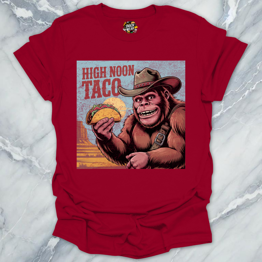 High Noon Taco – Vintage Cowboy Gorilla T-Shirt