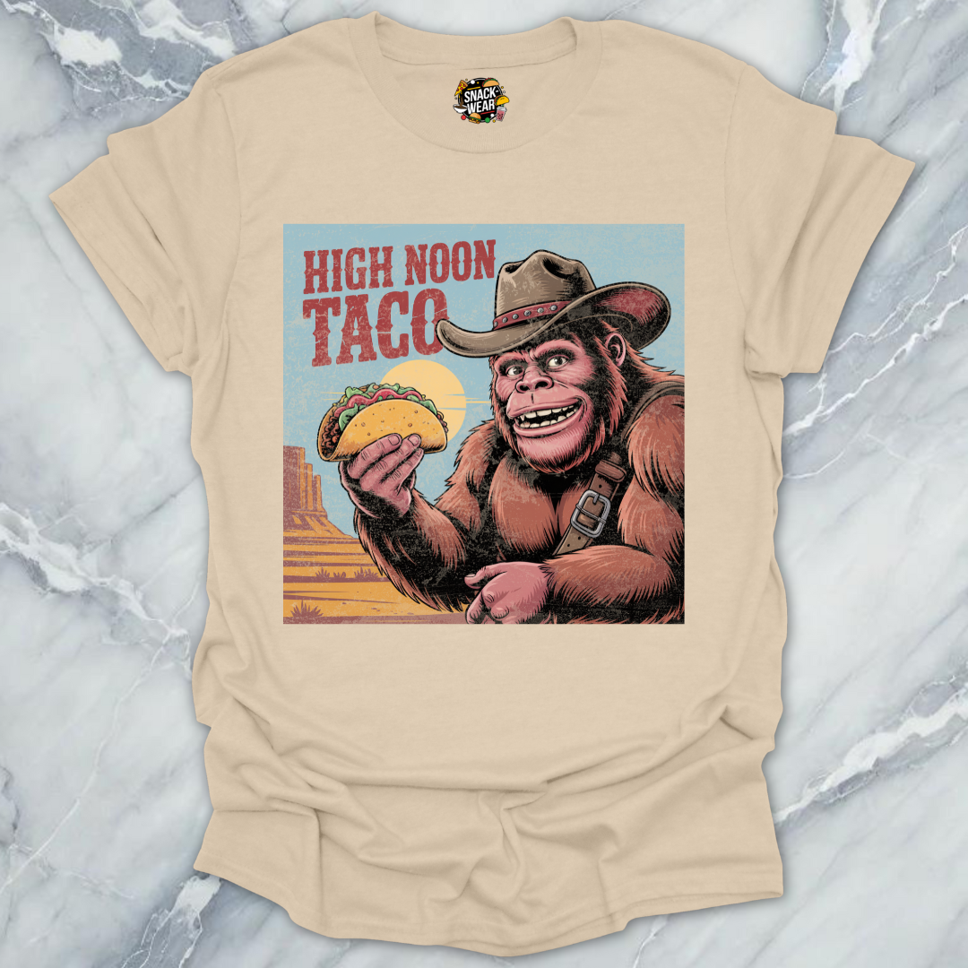 High Noon Taco – Vintage Cowboy Gorilla T-Shirt