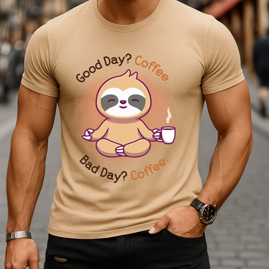 Good Bad Always Coffee T-Shirt