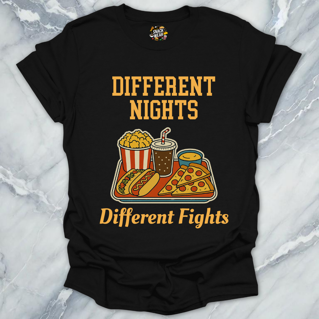 Different Nights Snacks T-Shirt