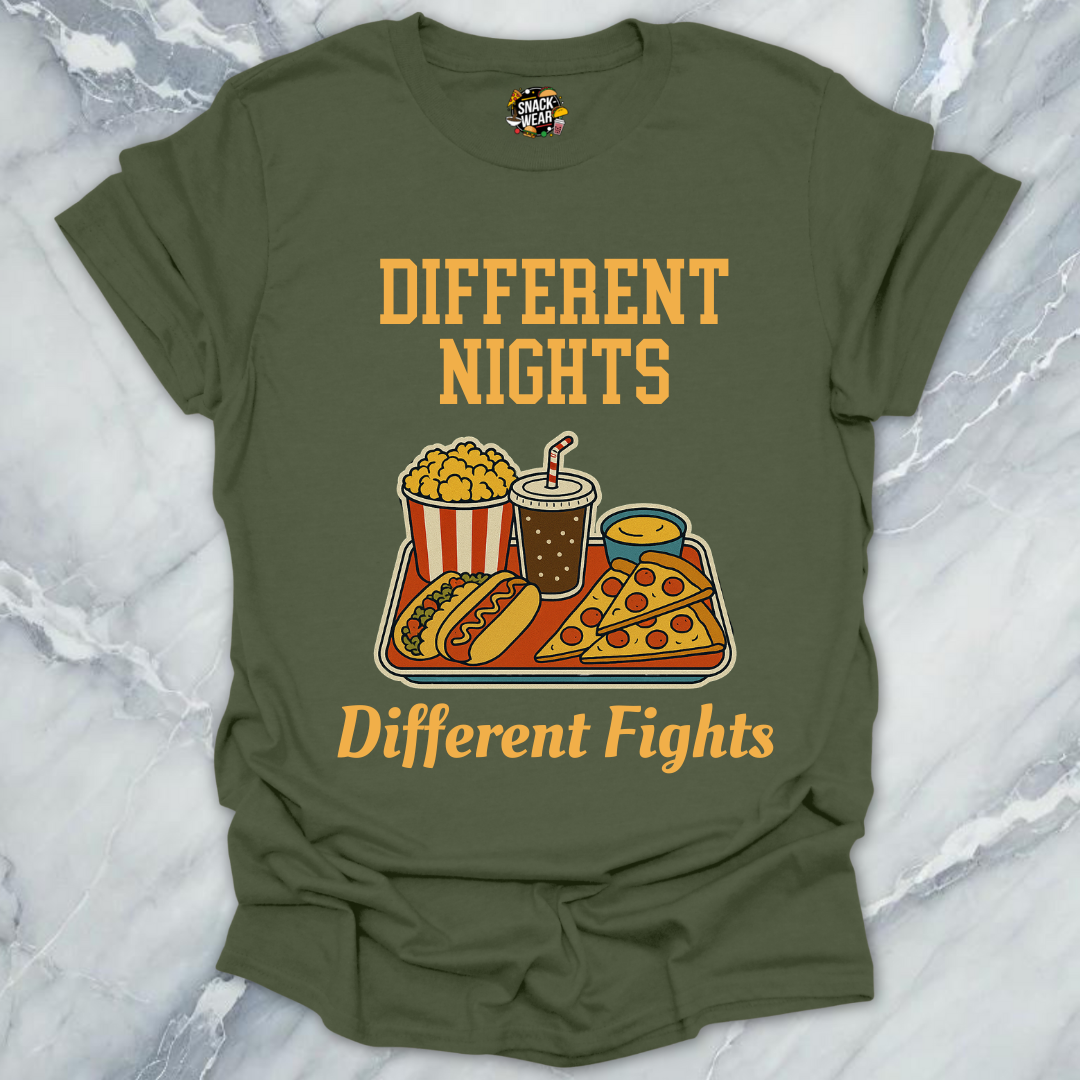 Different Nights Snacks T-Shirt