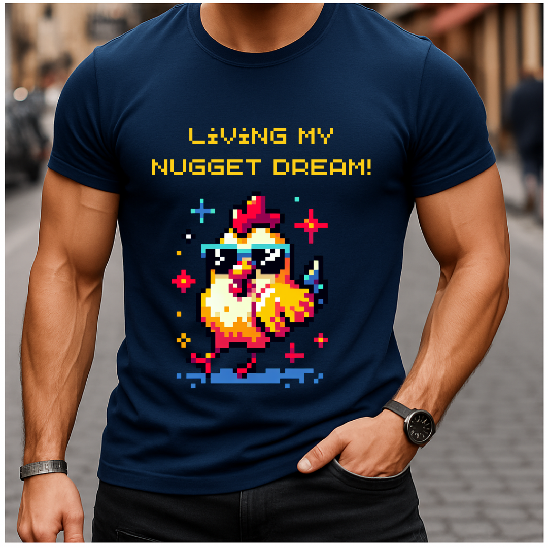 Pixel Chicken Retro 8-Bit T-Shirt