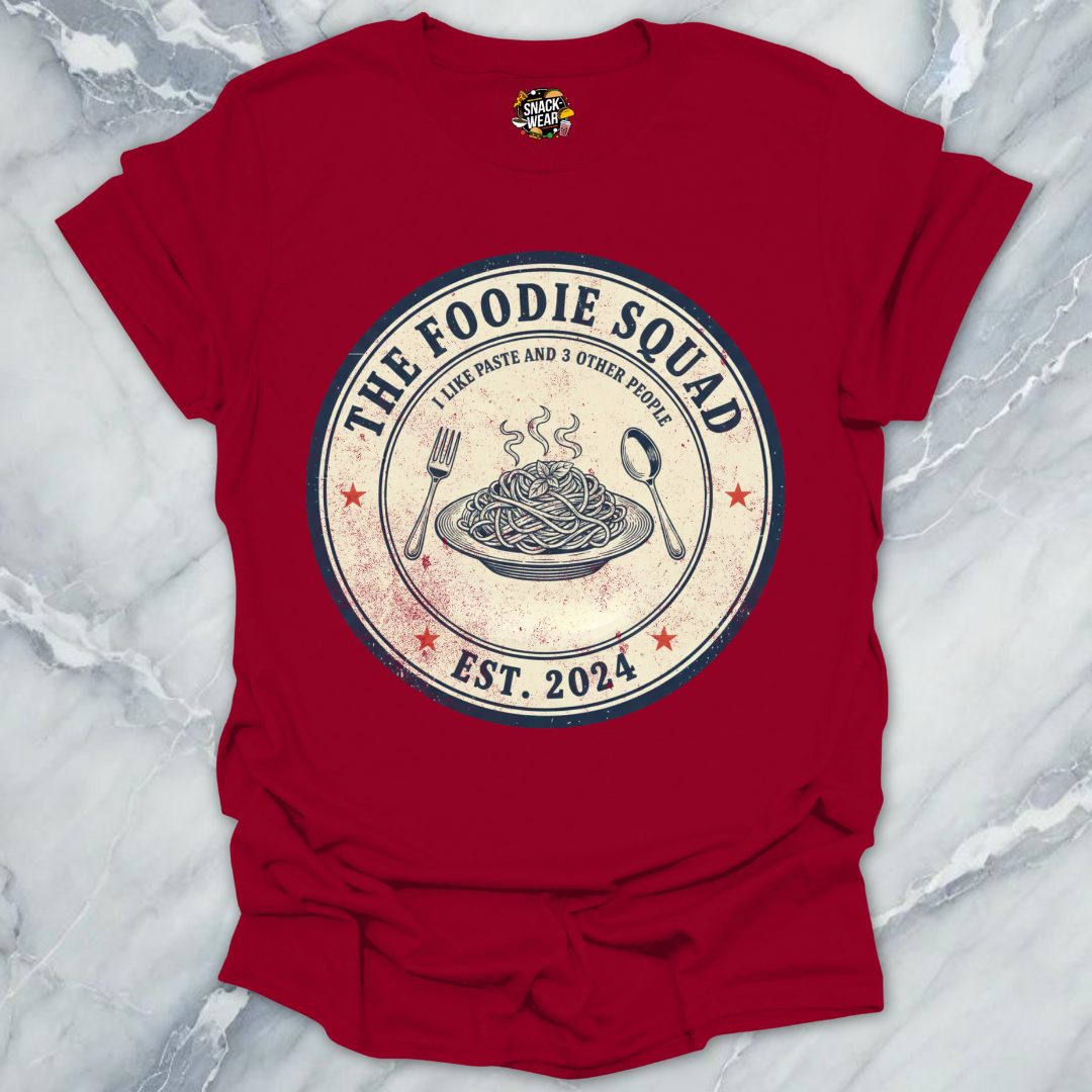 Foodie Squad Vintage Pasta T-Shirt