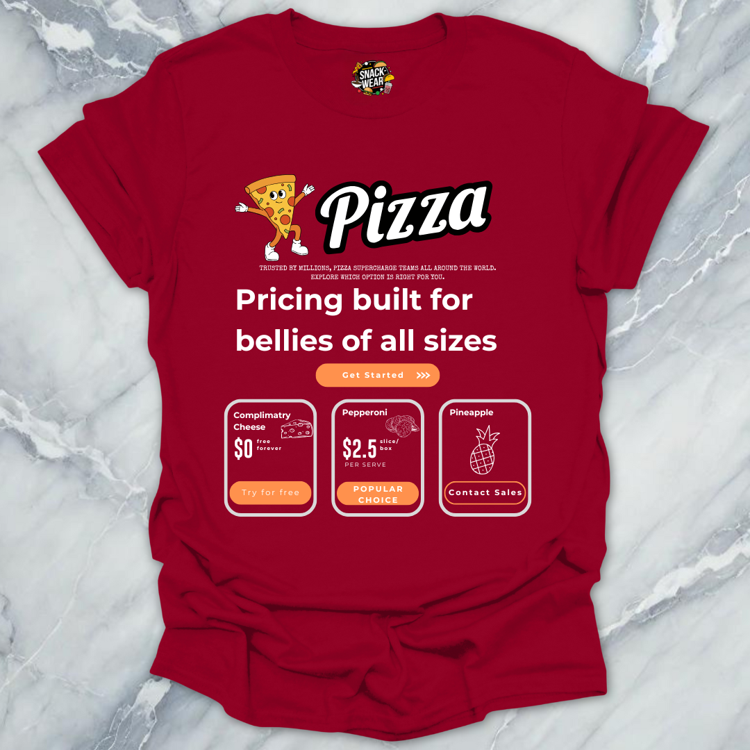 Pizza Pricing T-Shirt