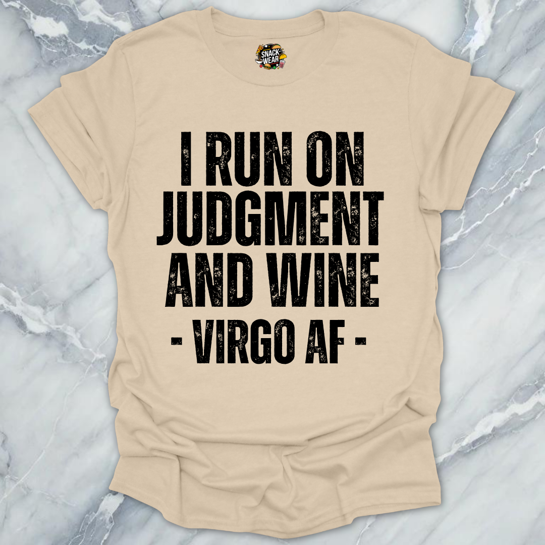 Judgment And Wine Virgo T-Shirt