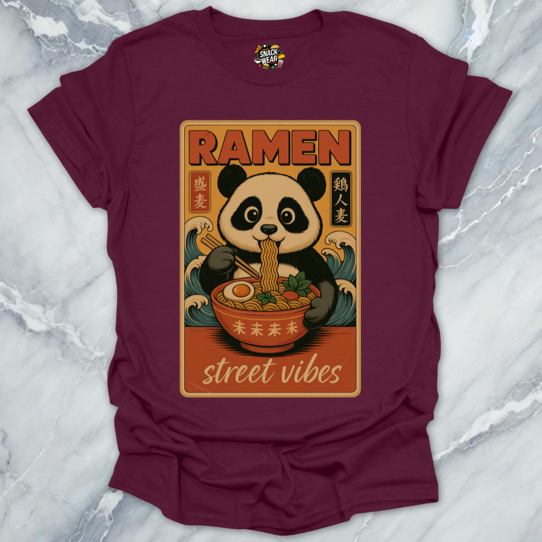 Vintage Japanese Ramen Panda T-Shirt
