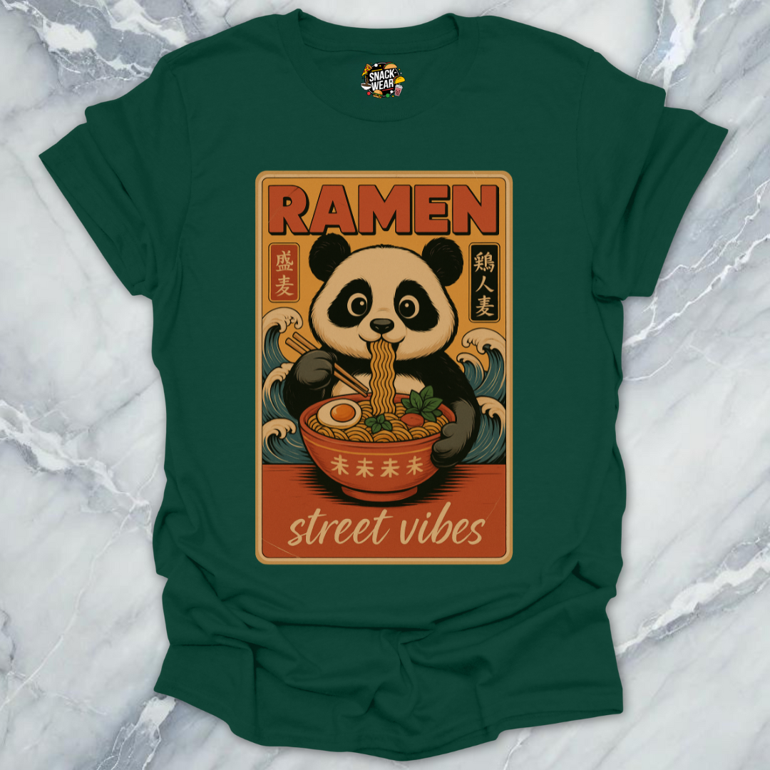 Vintage Japanese Ramen Panda T-Shirt