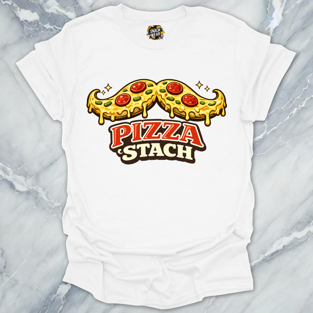 Pizza 'Stach Mustache T-Shirt