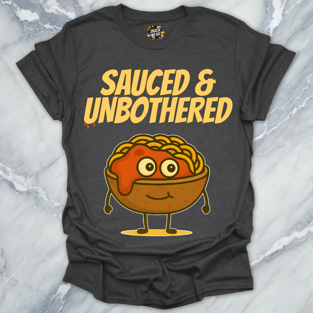 Sauced & Unbothered Pasta Bowl T-Shirt