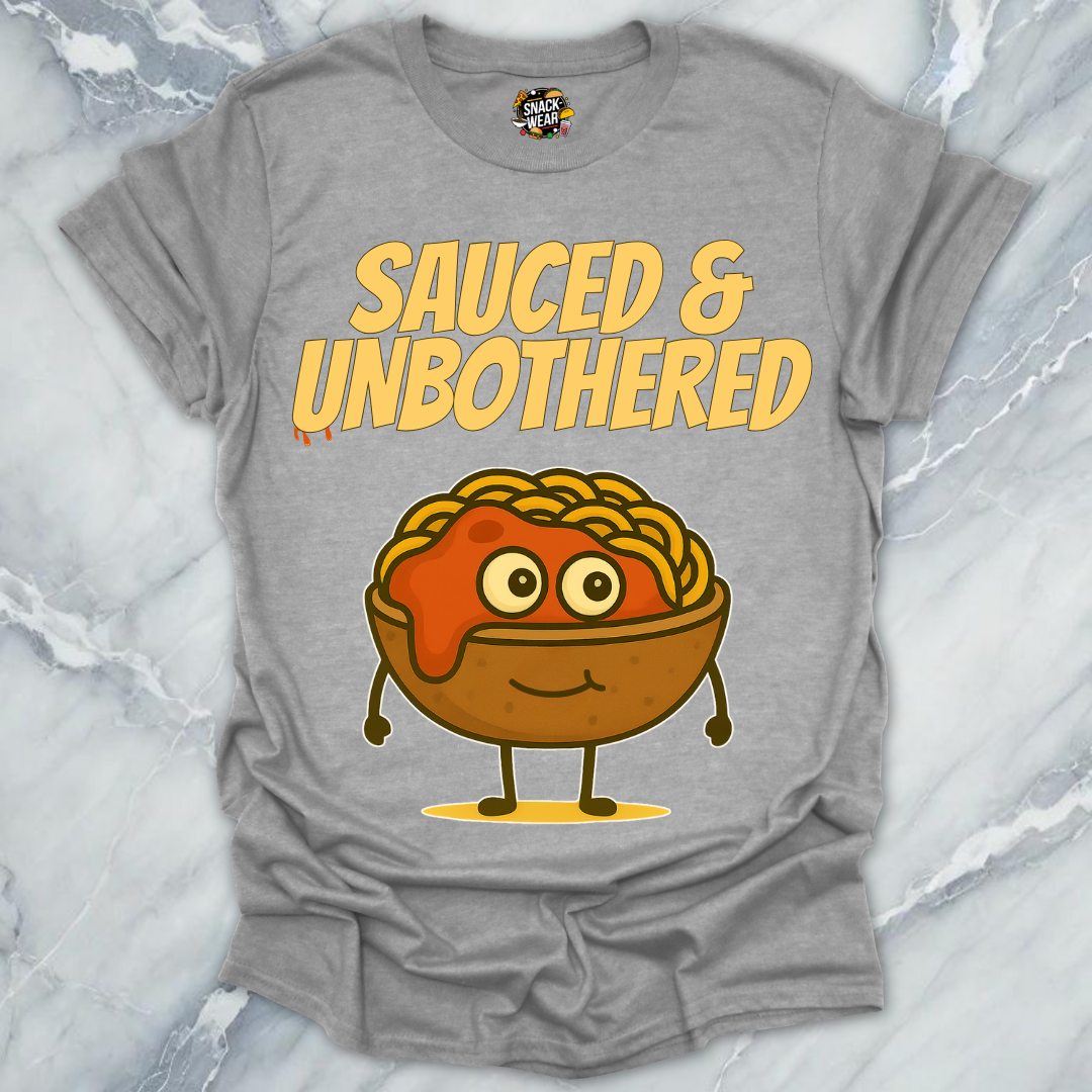Sauced & Unbothered Pasta Bowl T-Shirt