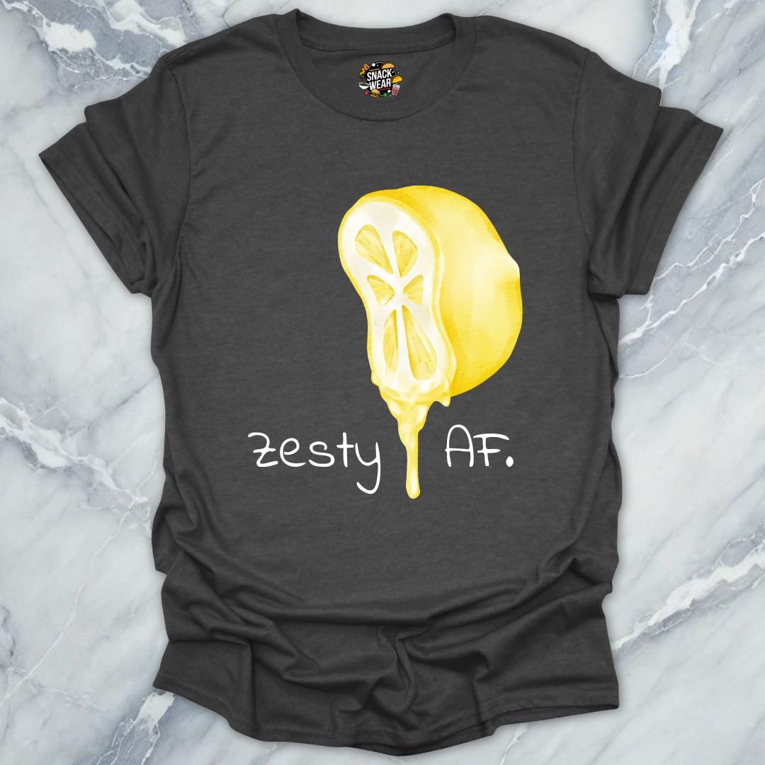 Zesty AF Lemon Citrus Core T-Shirt