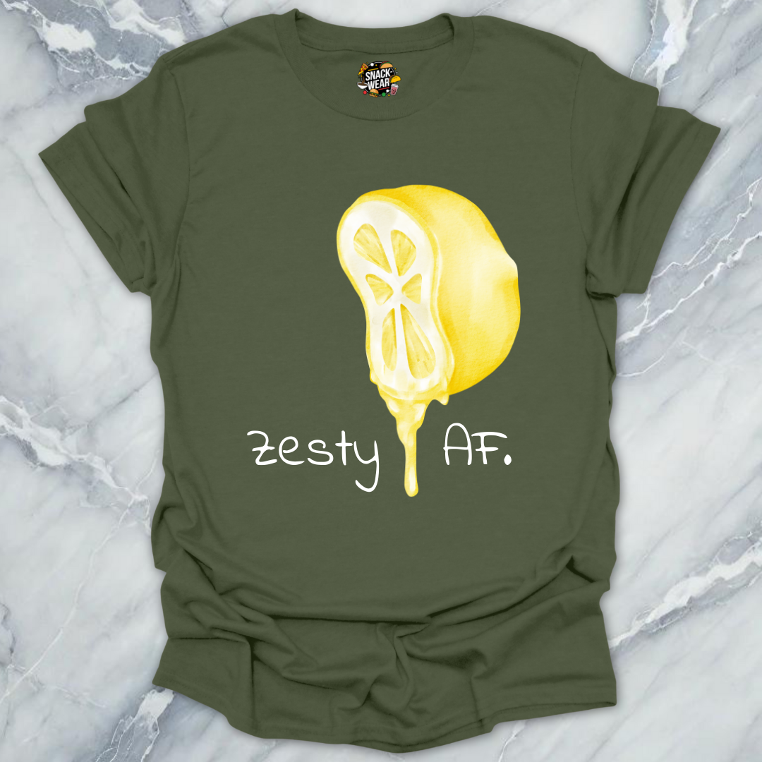 Zesty AF Lemon Citrus Core T-Shirt