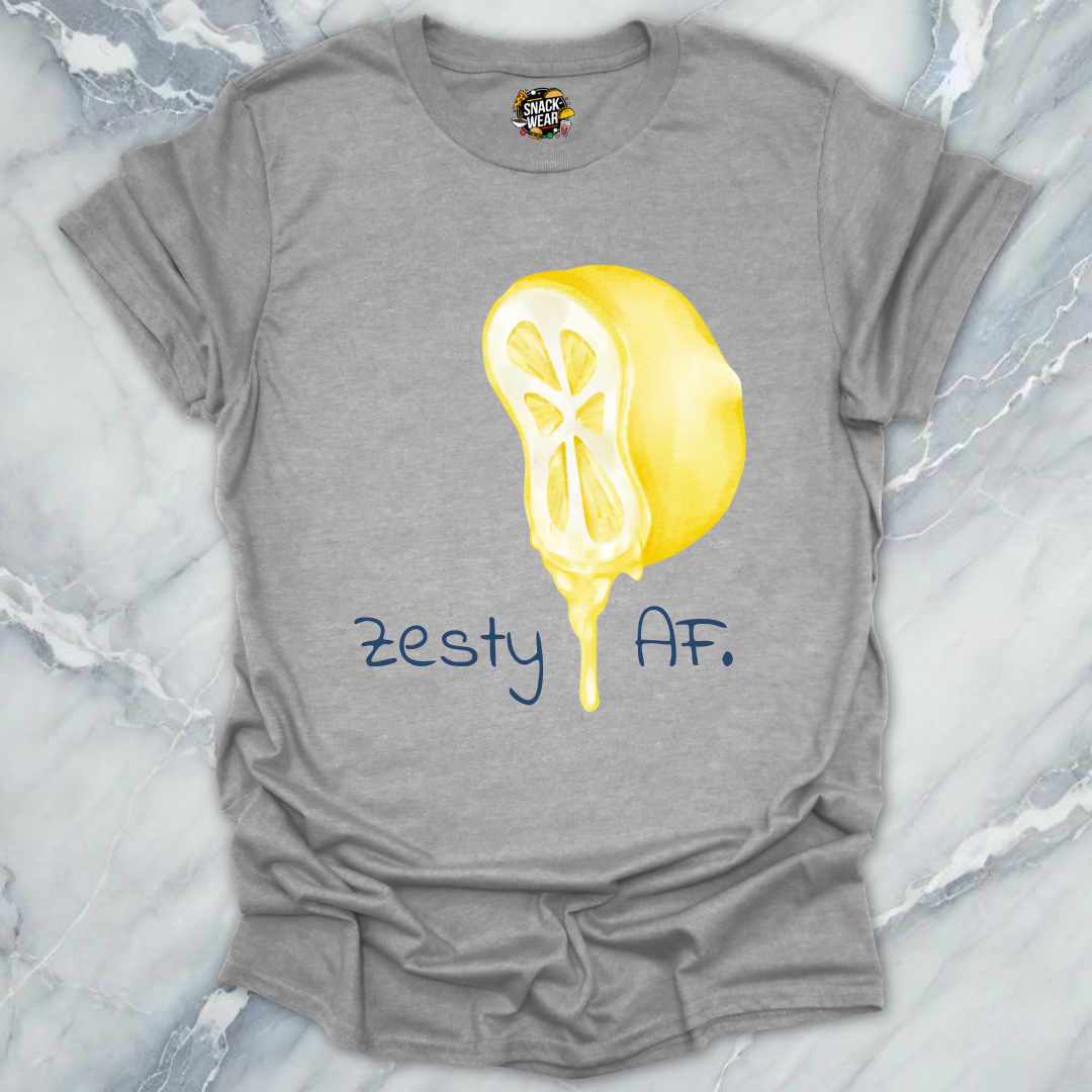 Zesty AF Lemon Citrus Core T-Shirt