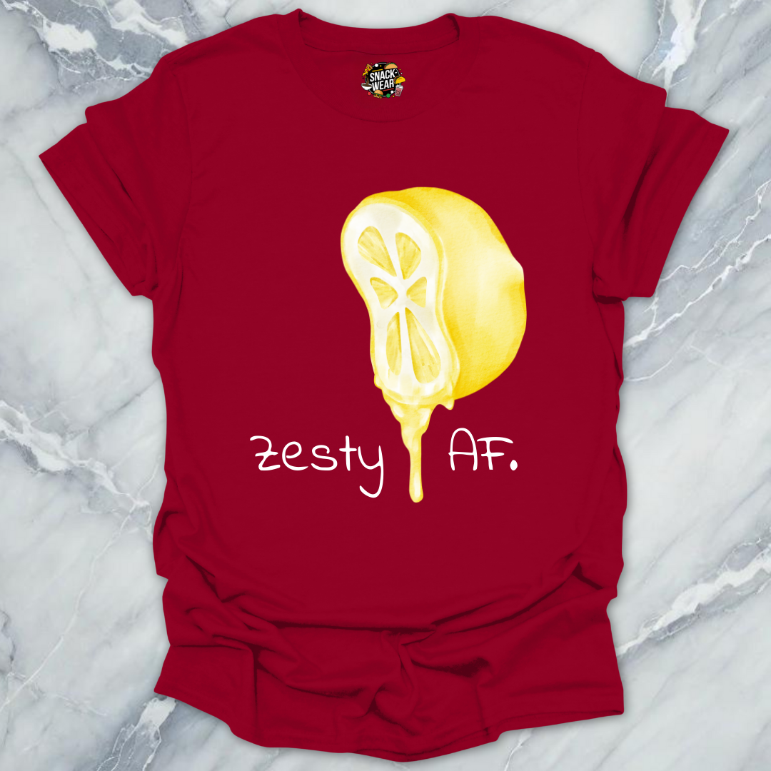 Zesty AF Lemon Citrus Core T-Shirt