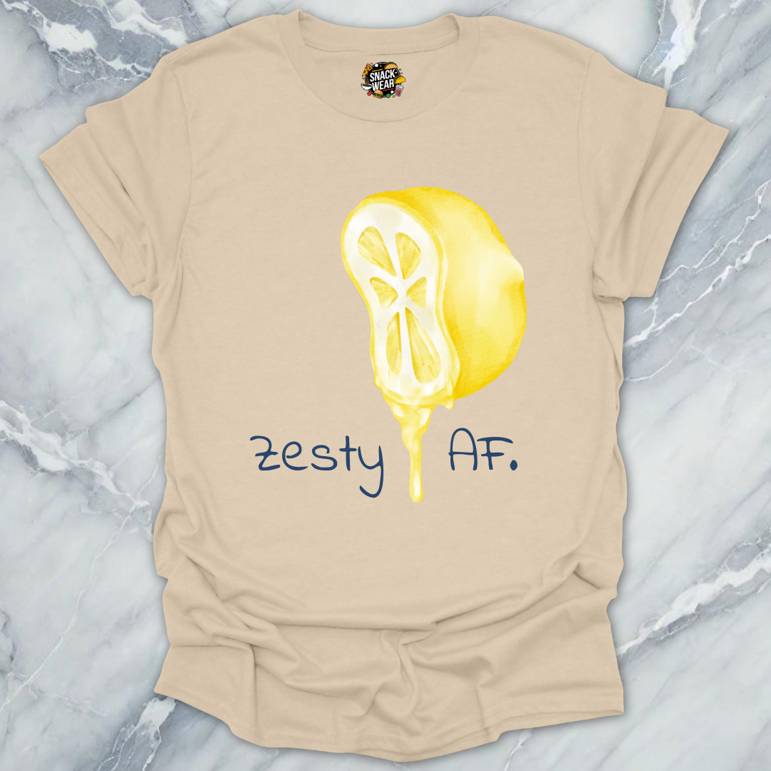 Zesty AF Lemon Citrus Core T-Shirt