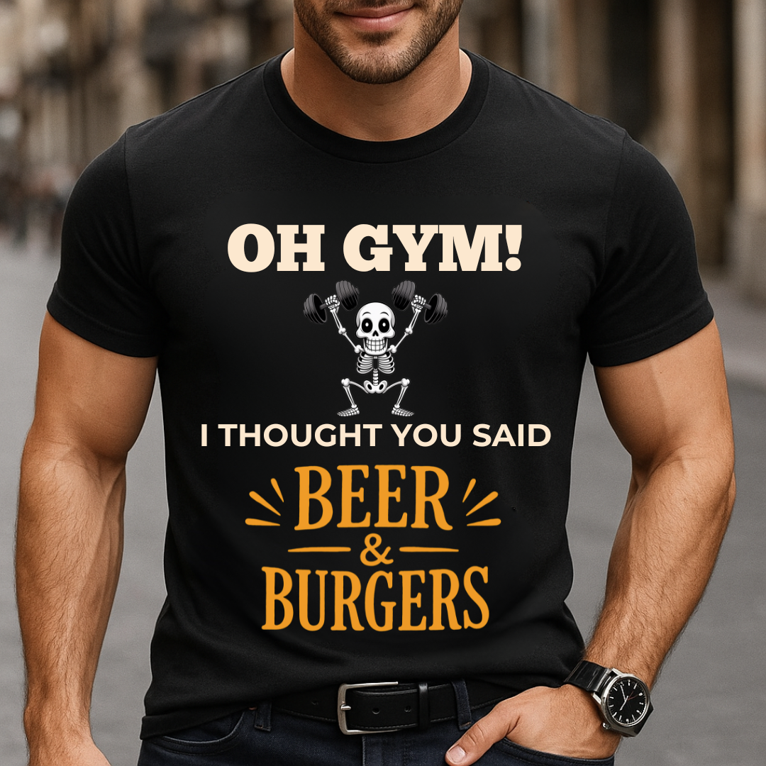 Gym Beer & Burgers T-Shirt