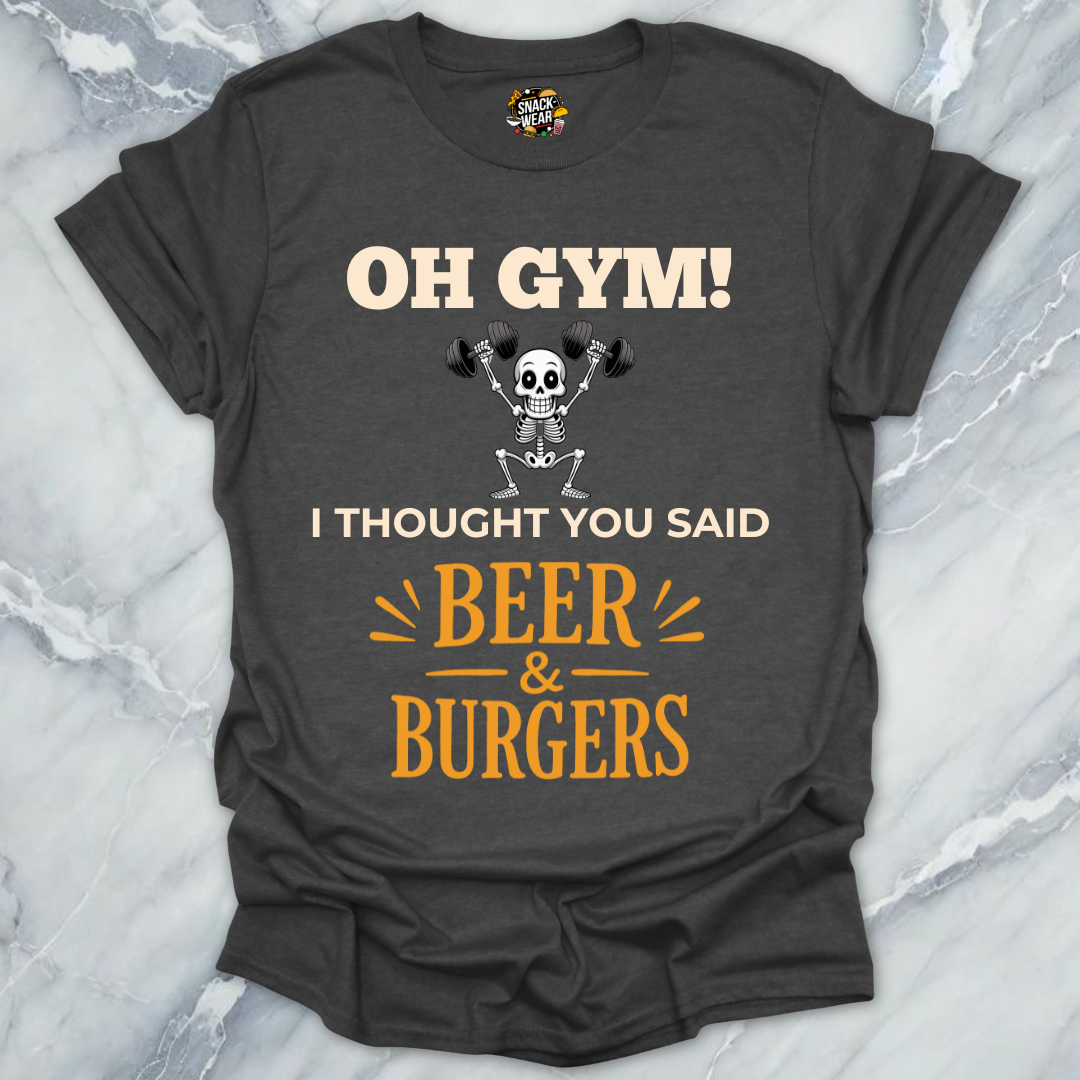 Gym Beer & Burgers T-Shirt