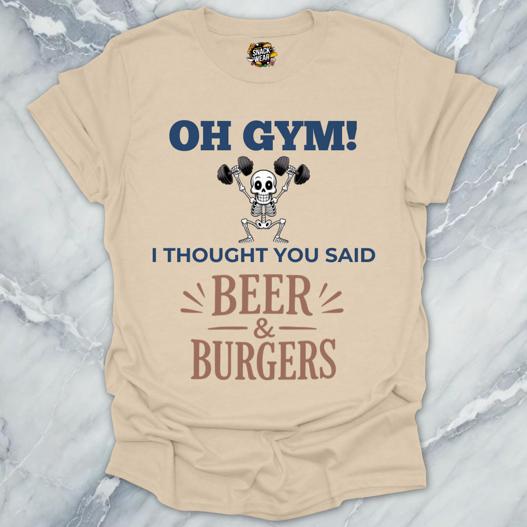 Gym Beer & Burgers T-Shirt