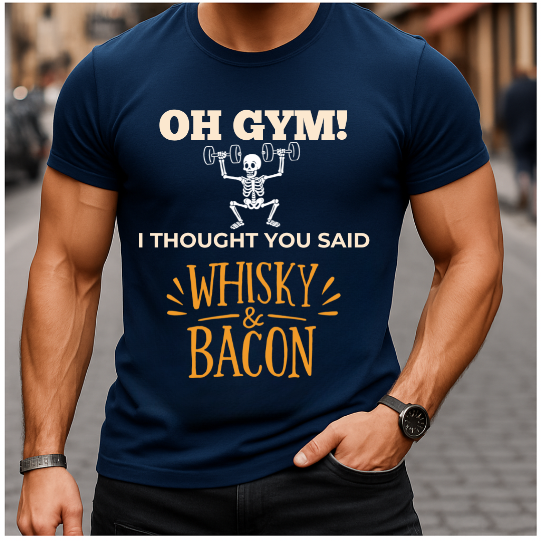 Gym Whisky & Bacon T-Shirt