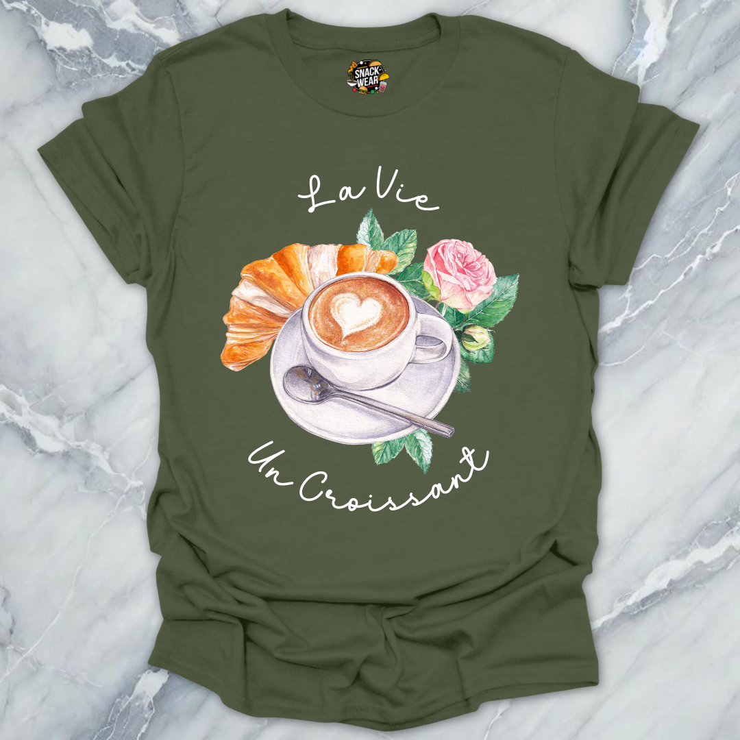 La Vie Un Croissant T-Shirt