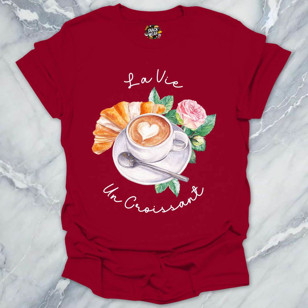 La Vie Un Croissant T-Shirt