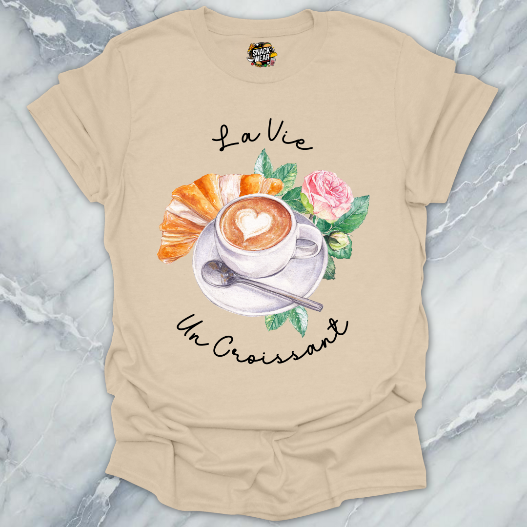La Vie Un Croissant T-Shirt