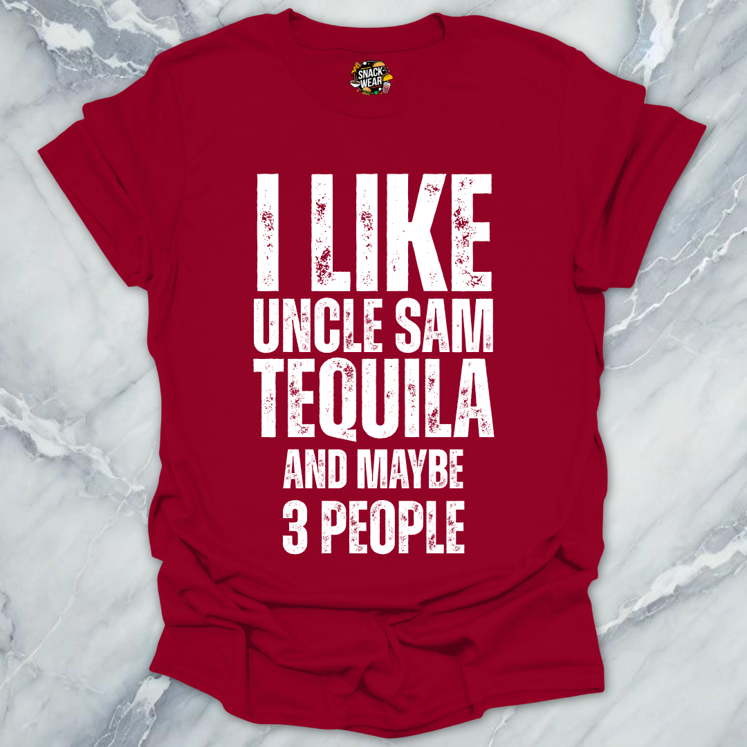 Tequila Uncle Sam 3 People T-Shirt