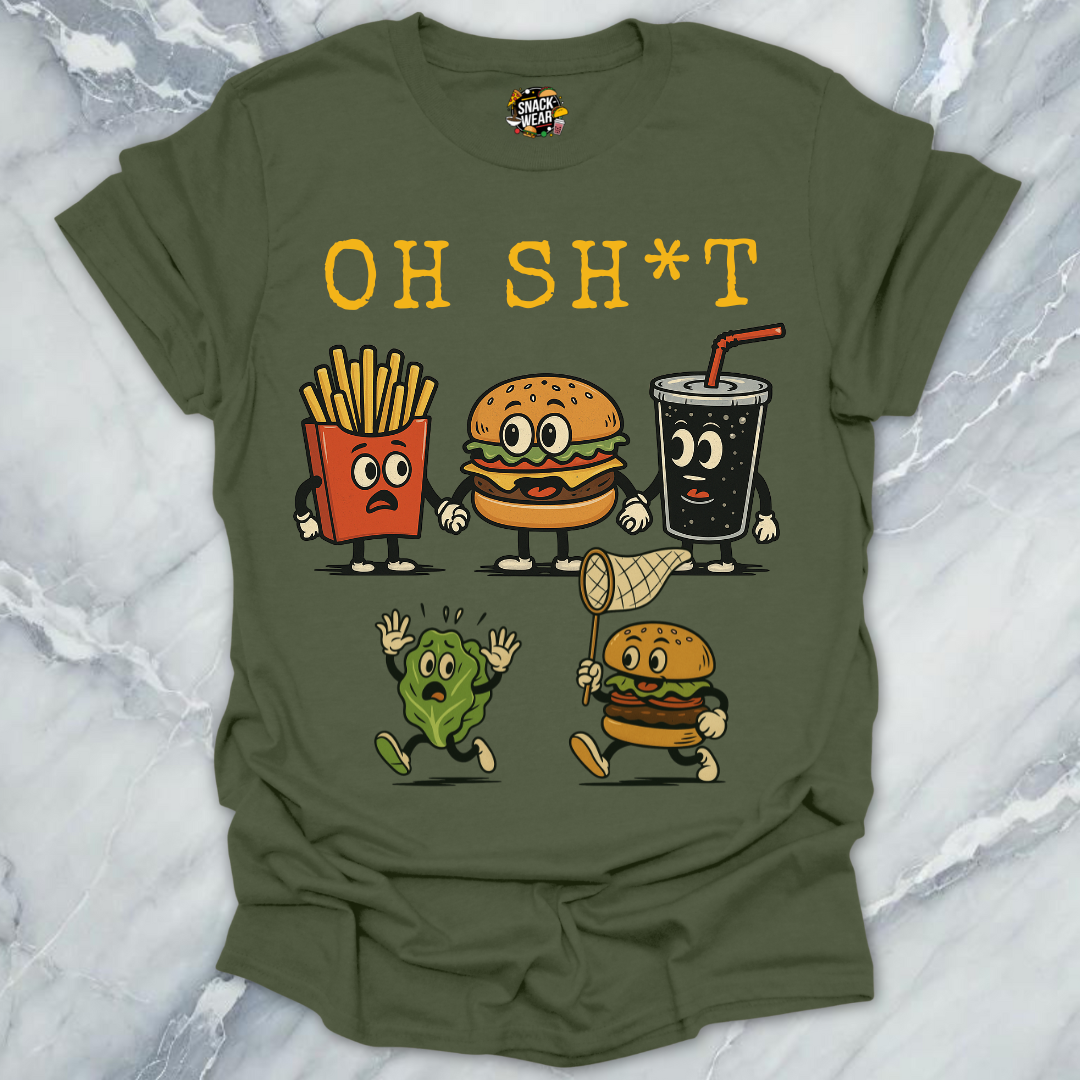 OH SH*T – Lettuce on the Run T-Shirt