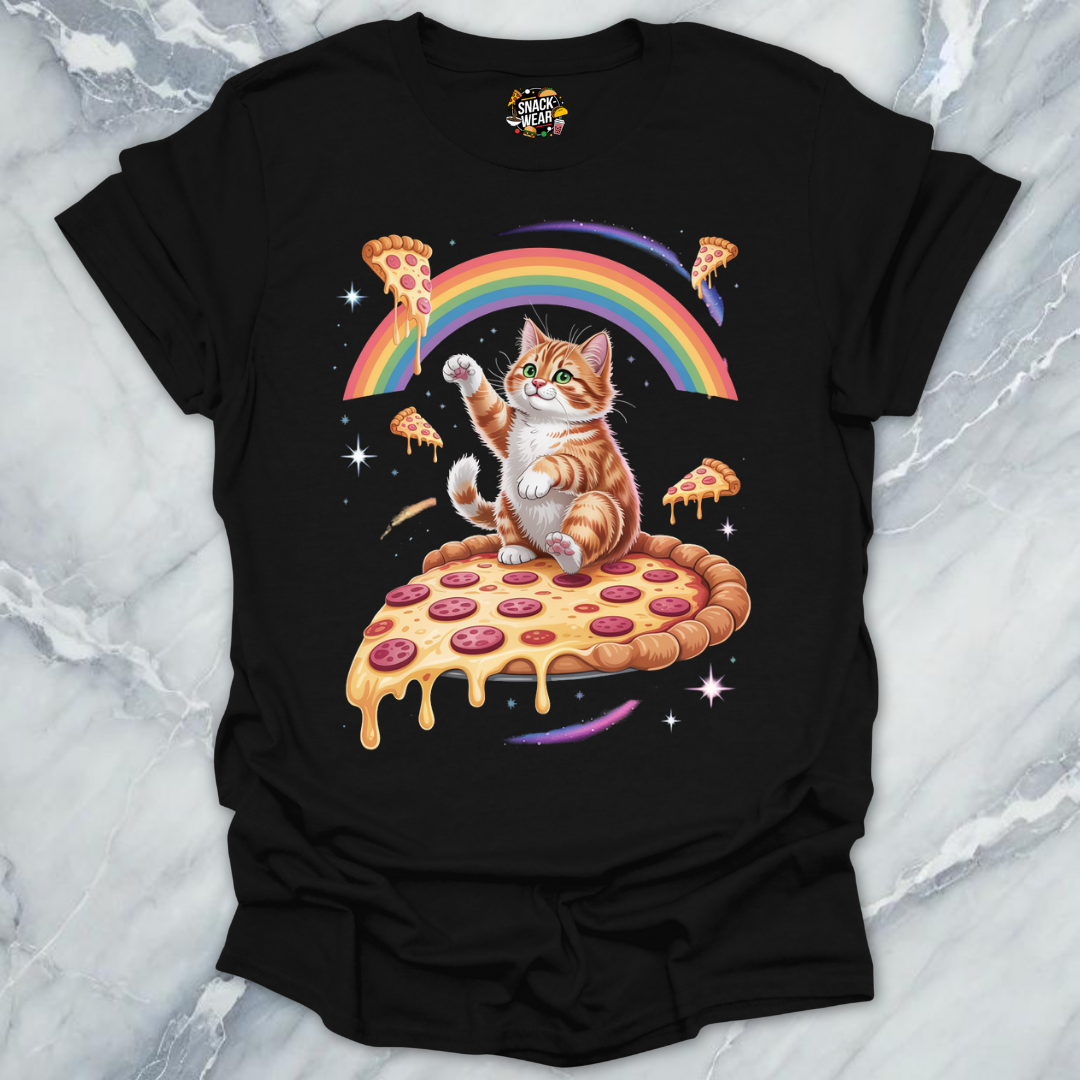 Pizza Cat Cosmic Vibes T-Shirt