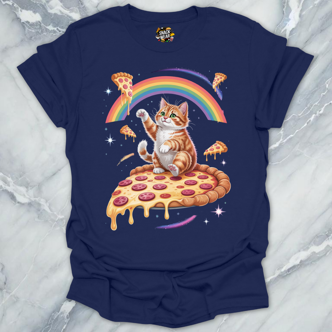 Pizza Cat Cosmic Vibes T-Shirt