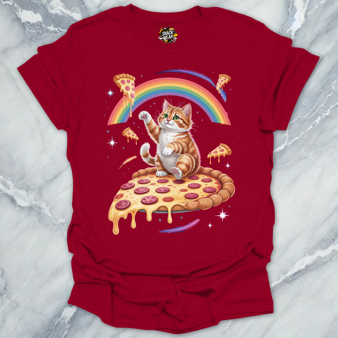 Pizza Cat Cosmic Vibes T-Shirt