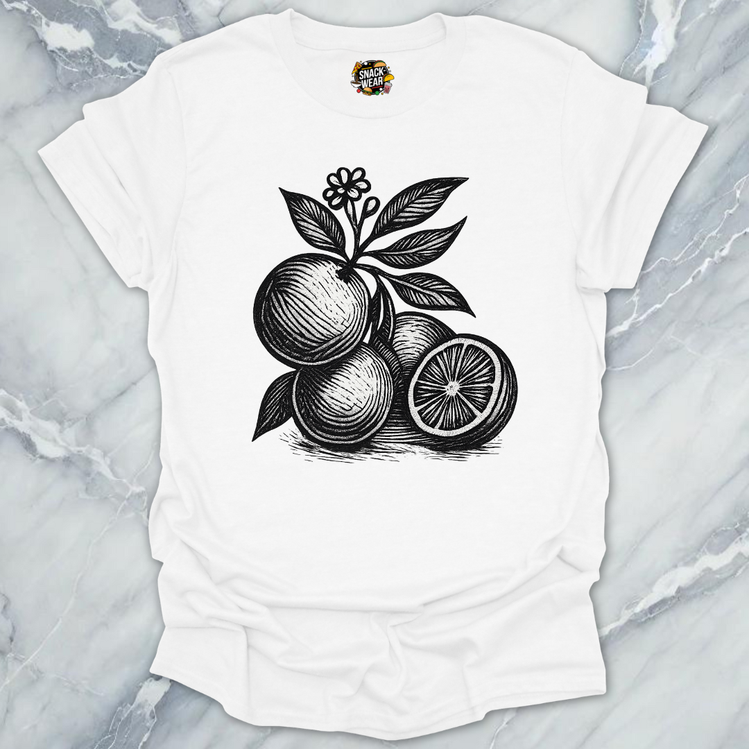 Vintage Citrus Woodcut T-Shirt