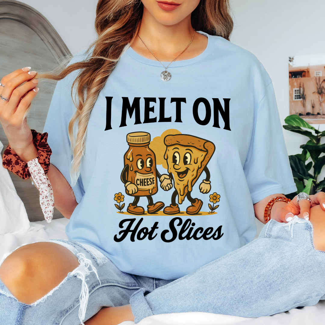 Vintage Cheese Slice Mascots T-Shirt