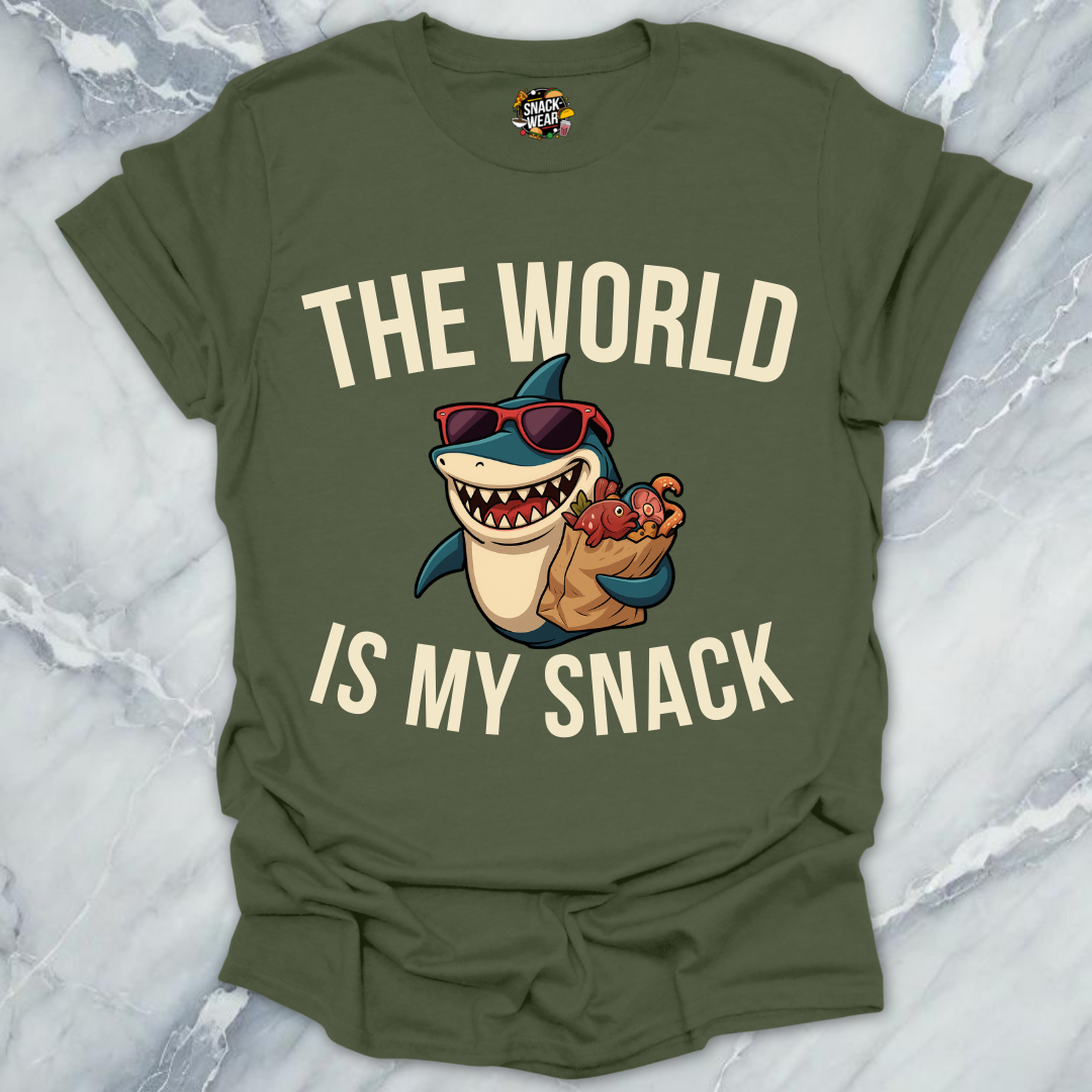 Snack Shark World Tour T-Shirt