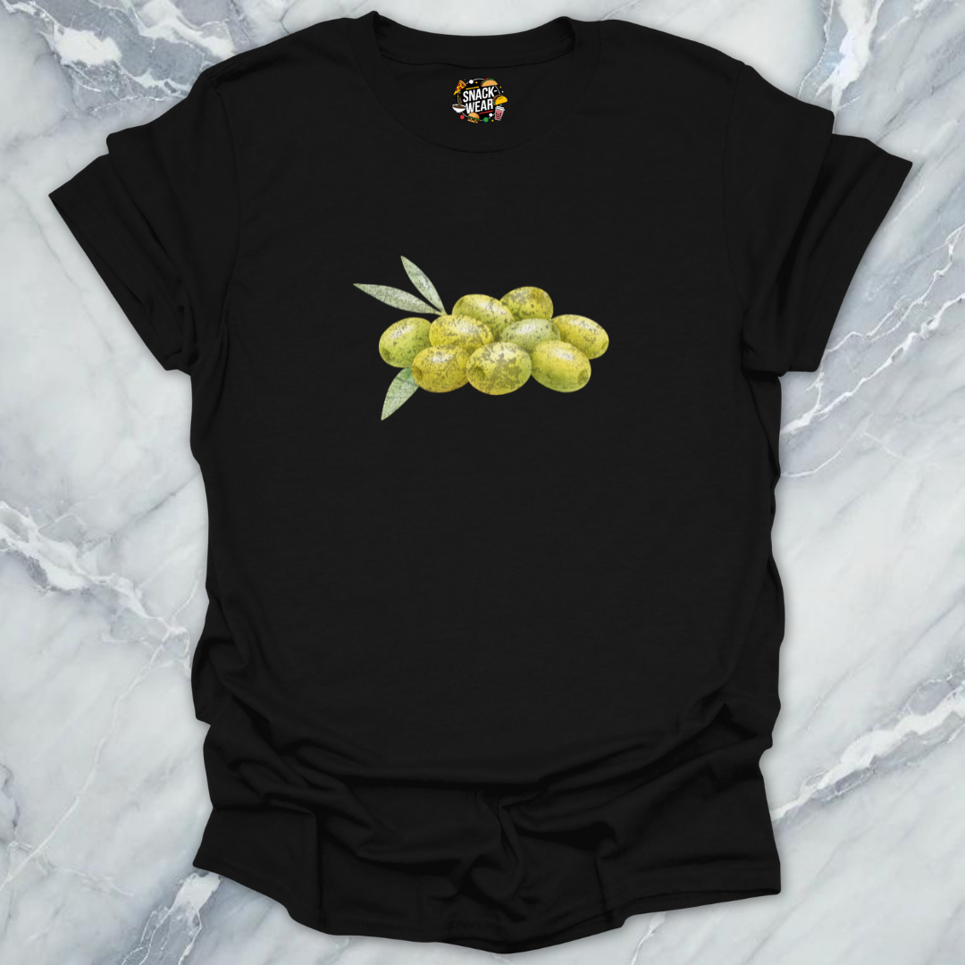 Minimal Watercolor Green Olives T-Shirt
