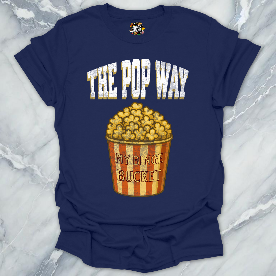 Popcorn Way Binge Bucket T-Shirt