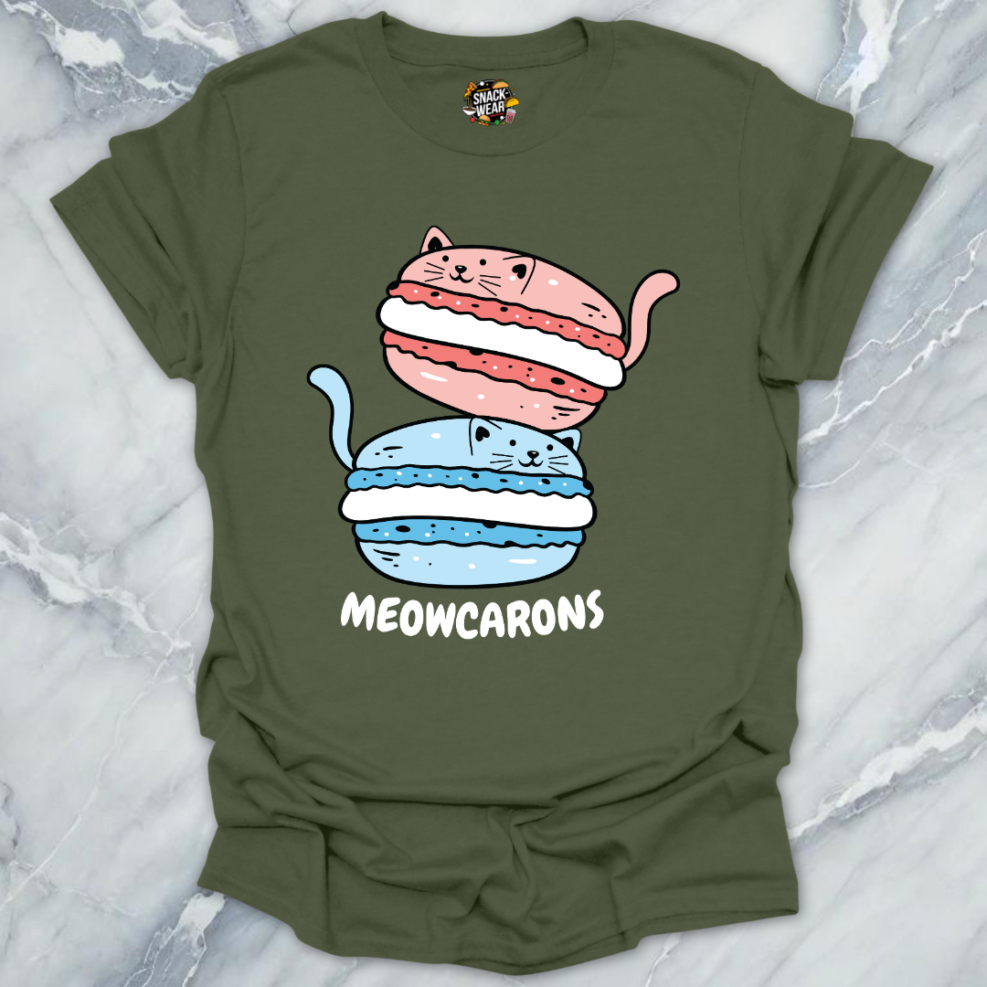 Meowcarons - Macaron Cookie Cat T-Shirt