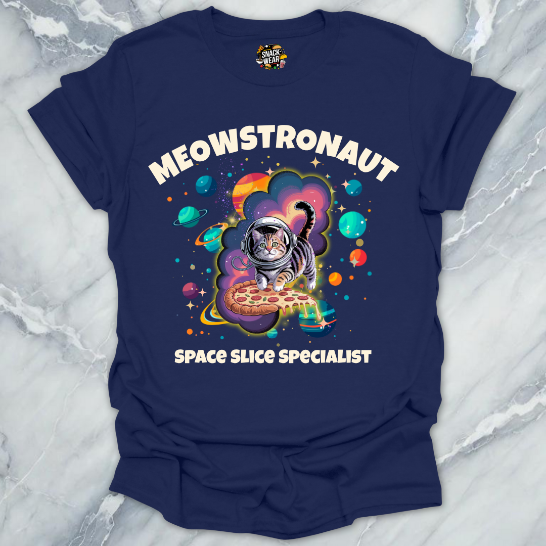 Meowstronaut – Space Slice Specialist T-Shirt