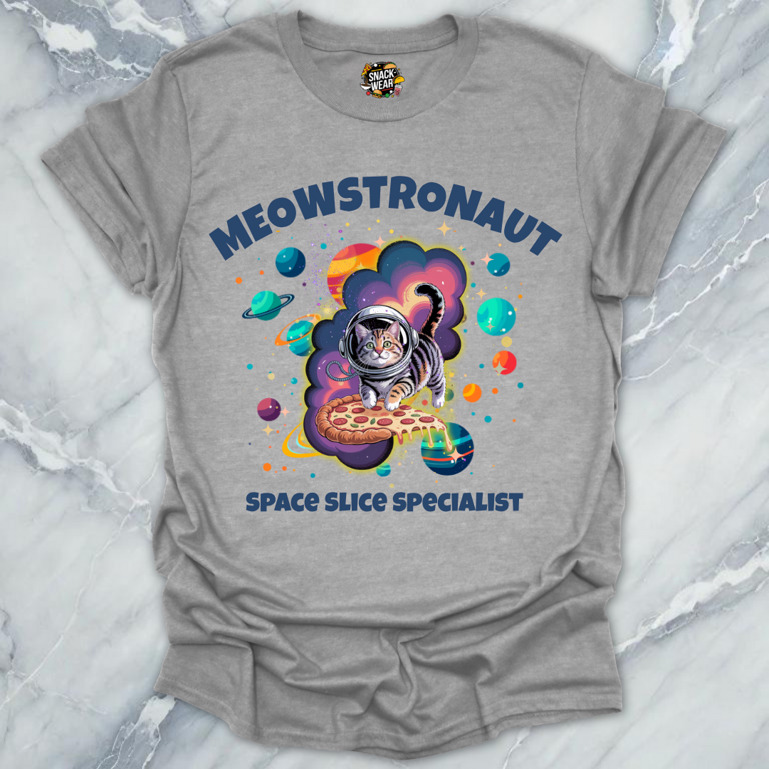 Meowstronaut – Space Slice Specialist T-Shirt